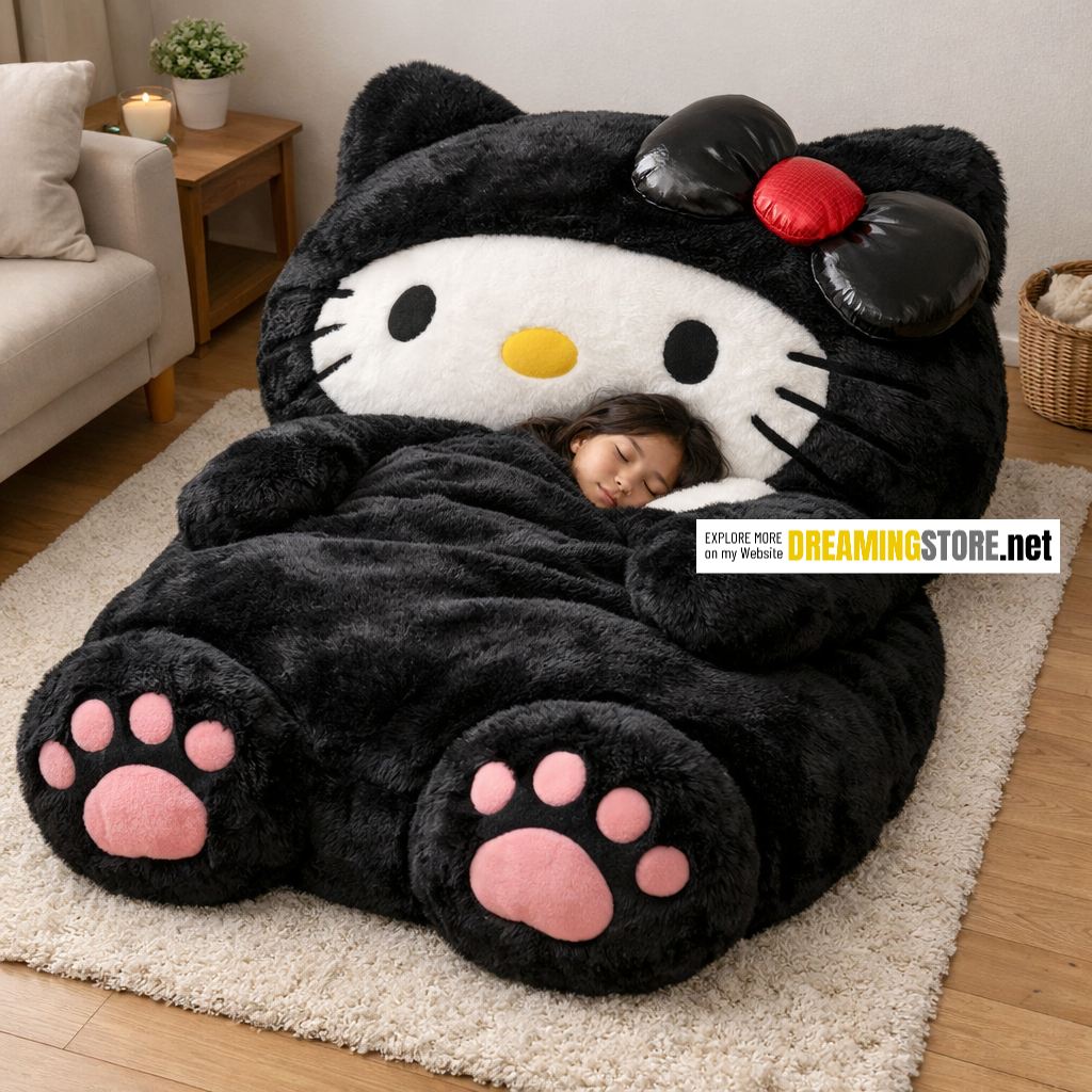 Hello Kitty Shaped Sleeping Bags