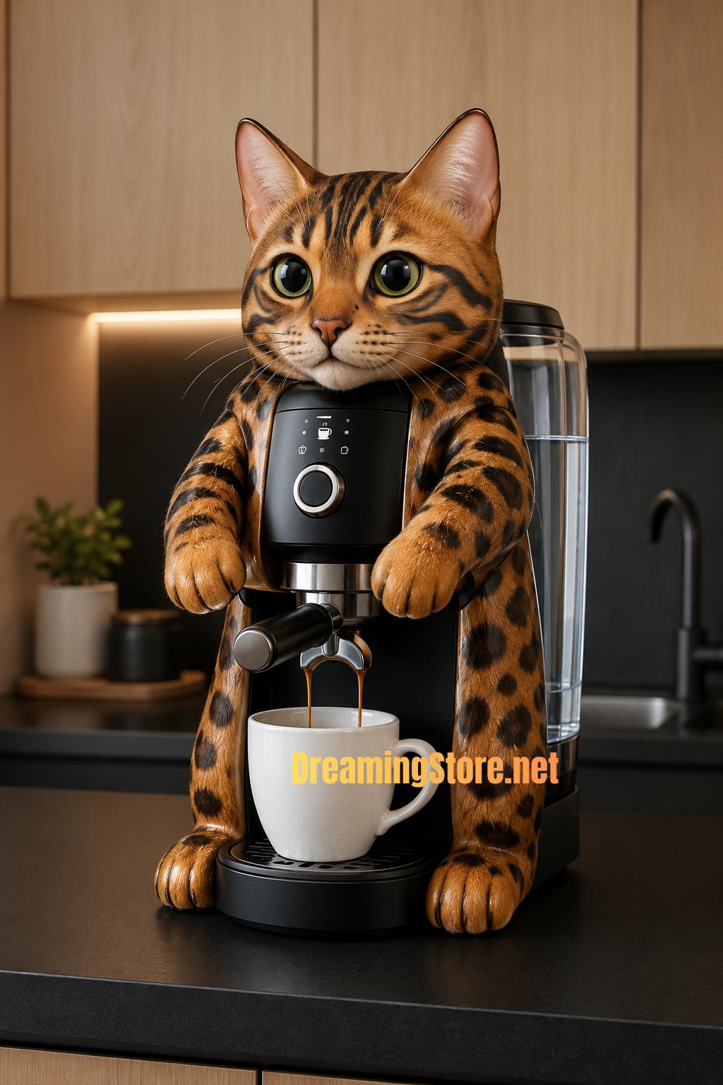 stunning cat coffee makers