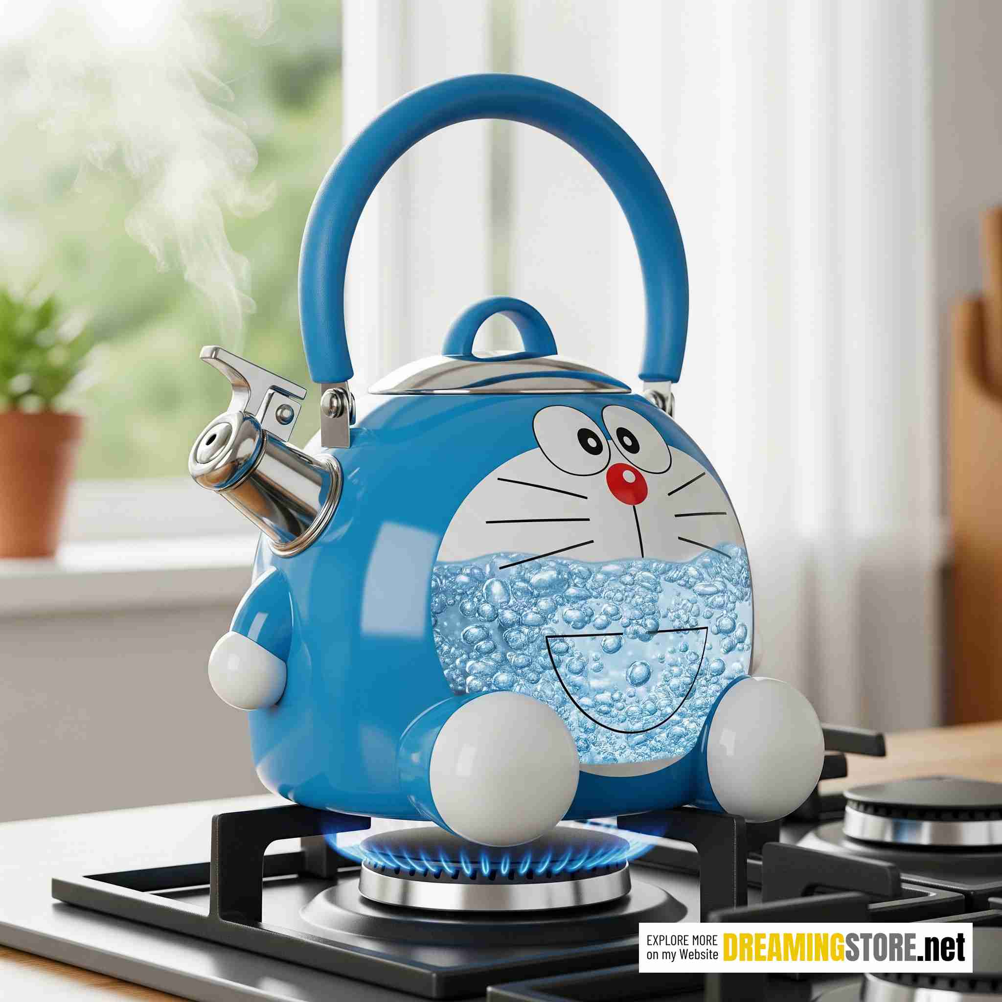 Doraemon-shaped Kettles