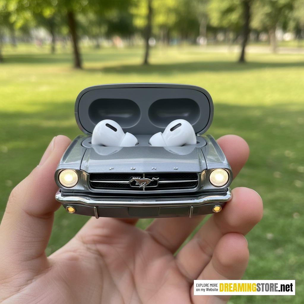 Ford Mustang Shaped Earbuds