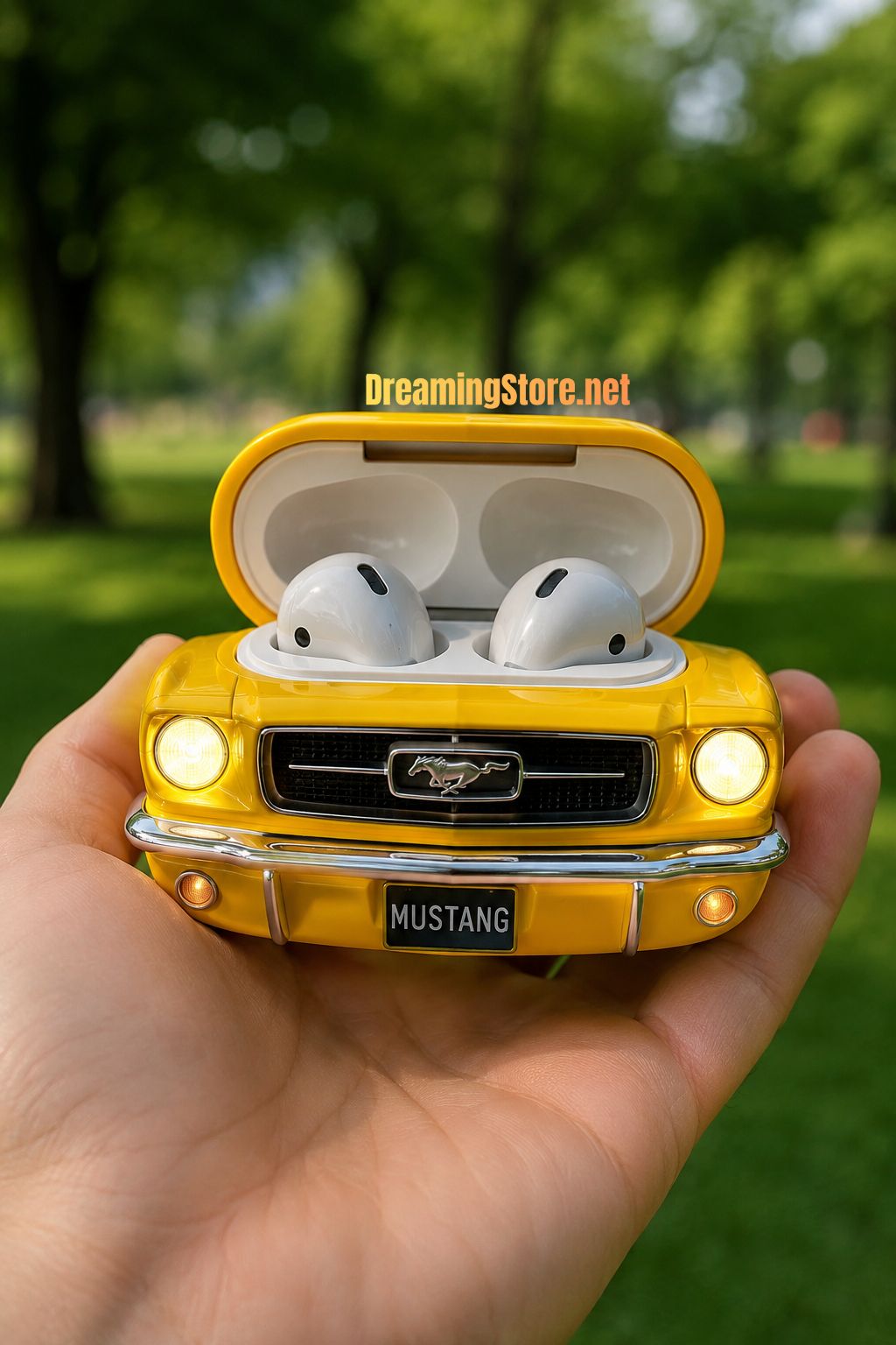 Luxury Ford Mustang shaped earbuds