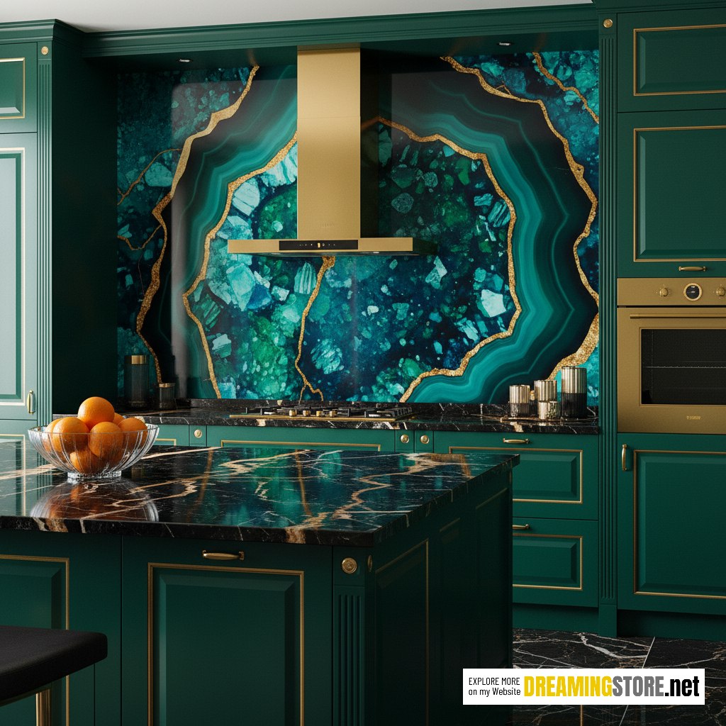 Geode Backsplash