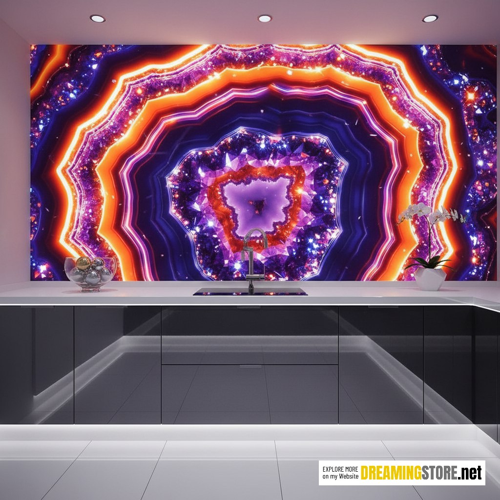 Geode Backsplash