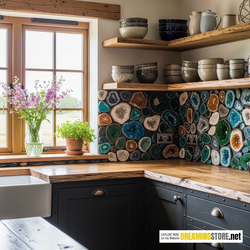 Geode Backsplashes
