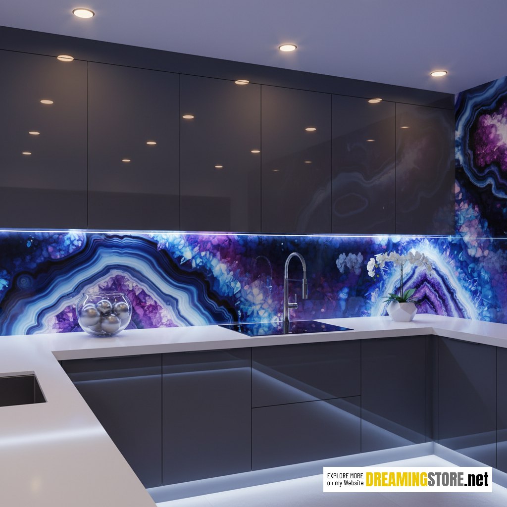 Geode Backsplashes
