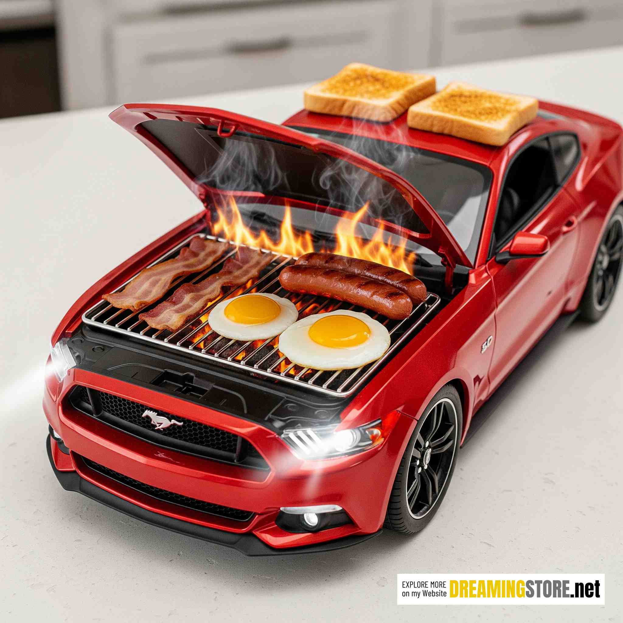 Mustang Breakfast Station
