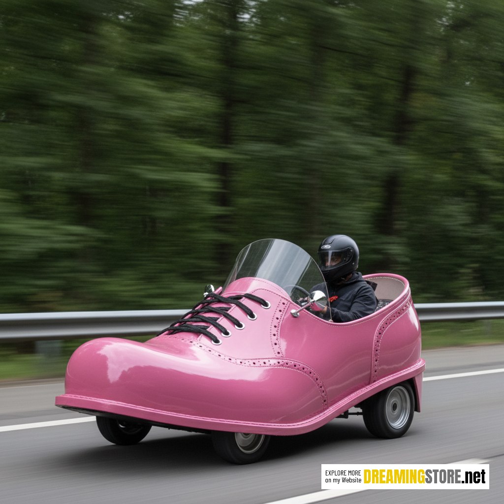 Leather shoe-shaped cars