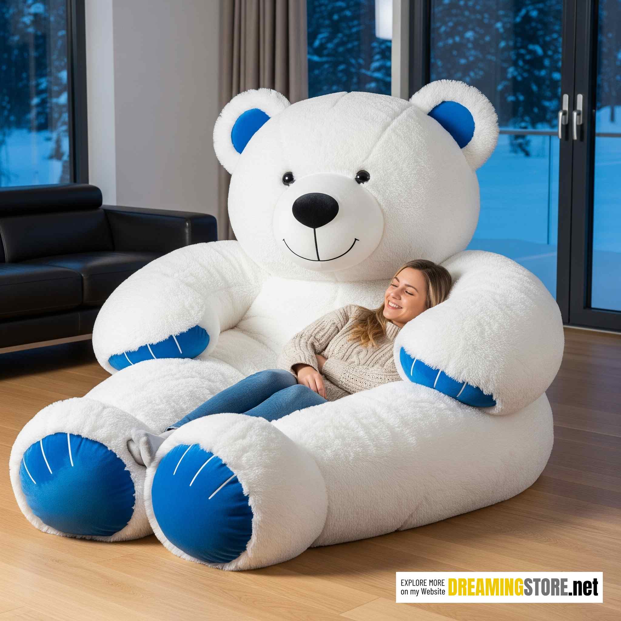 Polar Bear Shaped Loungers