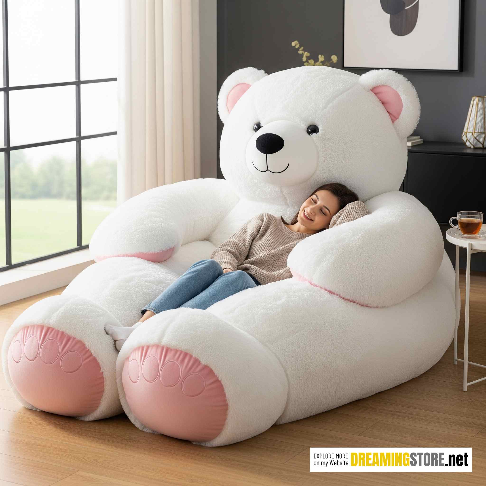 Polar Bear Shaped Loungers