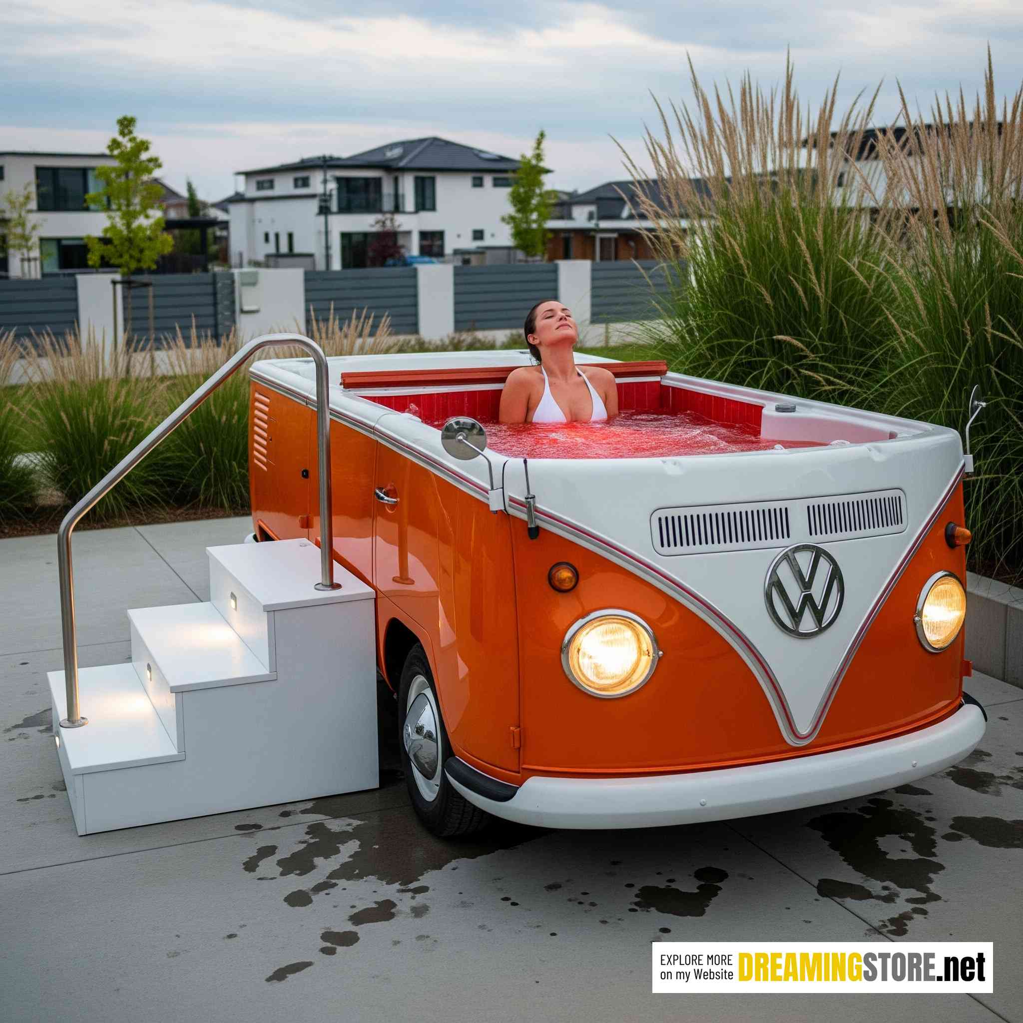 VW Bus Hot Tub