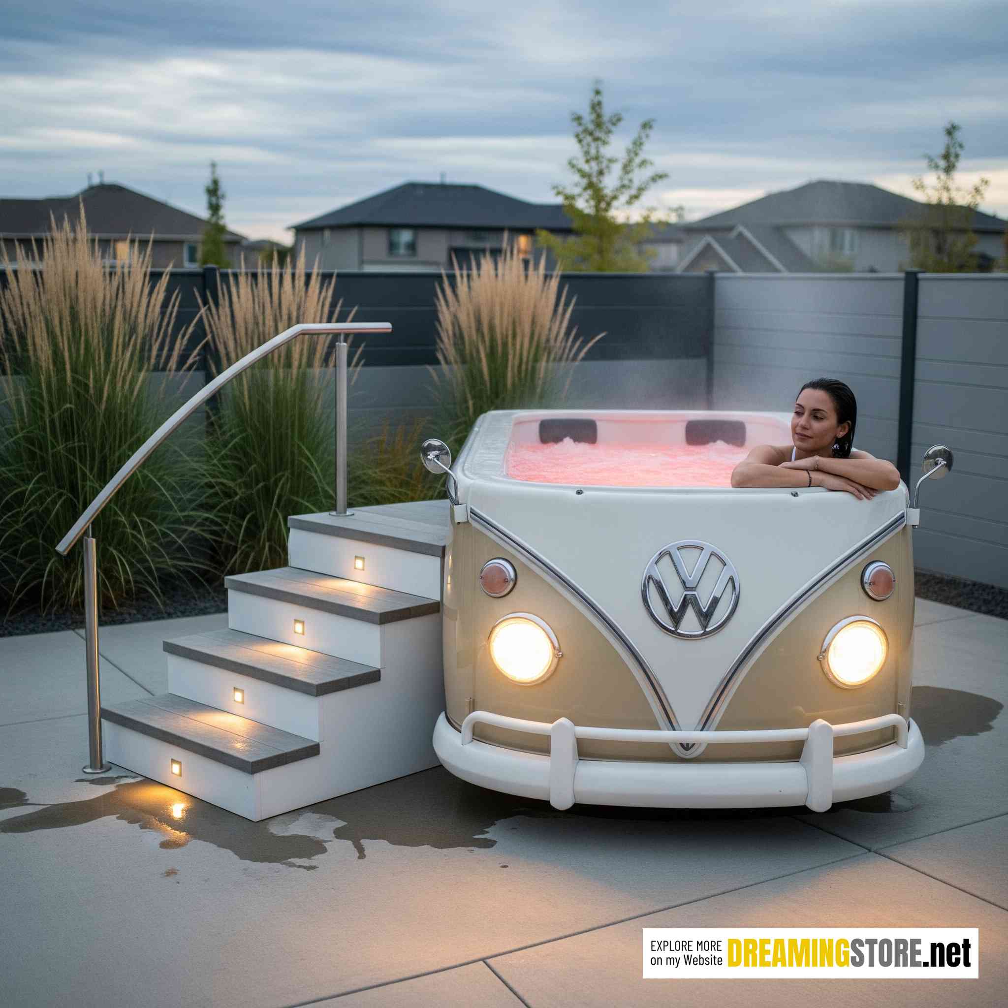 VW Bus Hot Tub