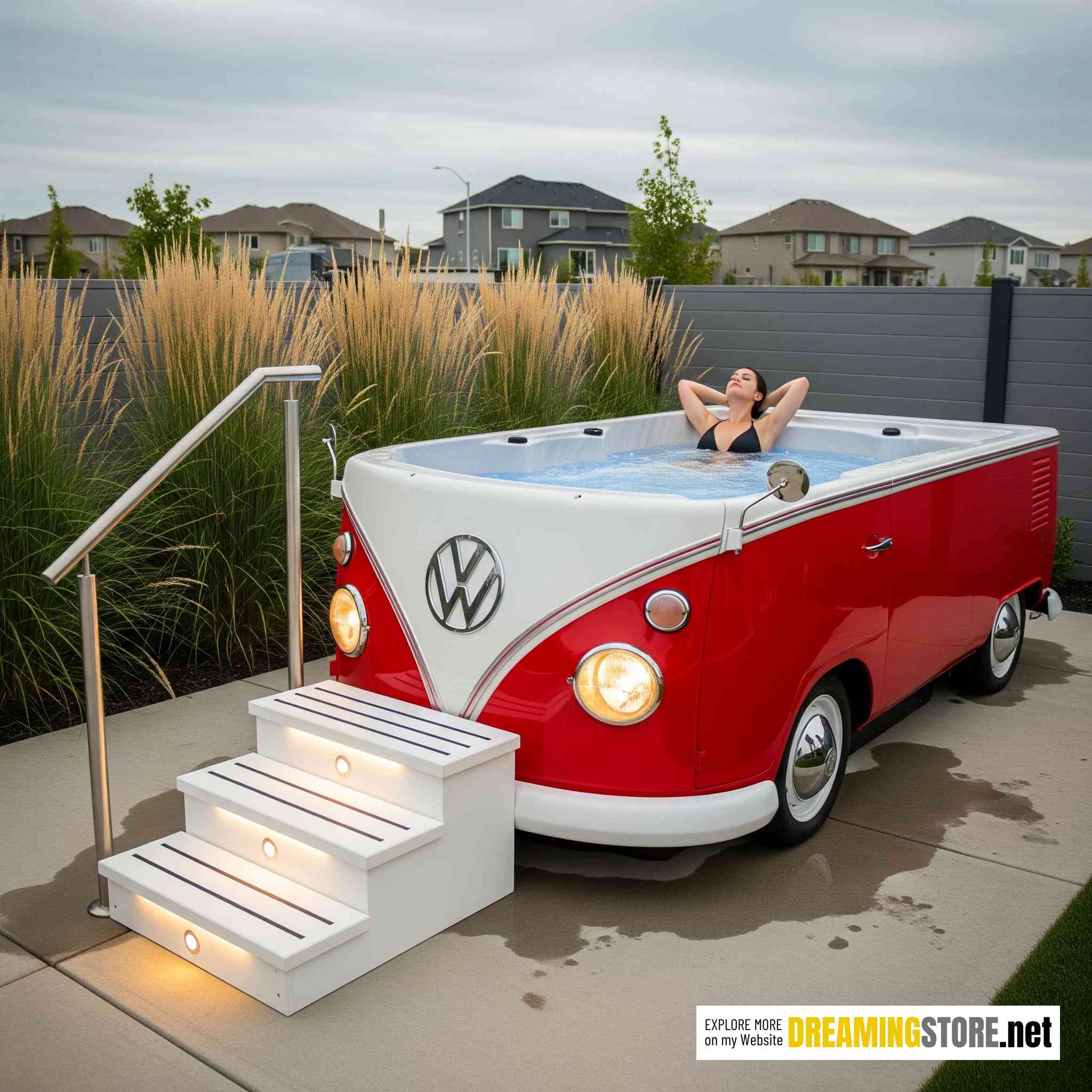 Volkswagen Bus Hot Tub