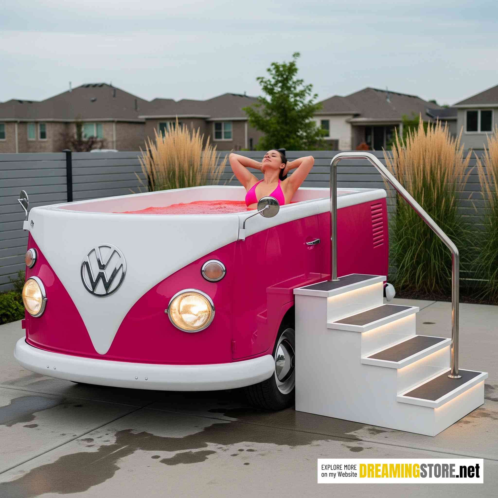 Volkswagen Bus Hot Tub