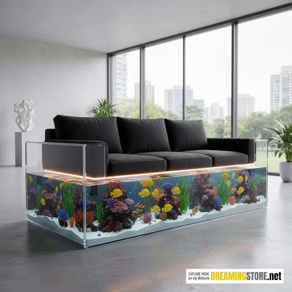 aquarium sofa