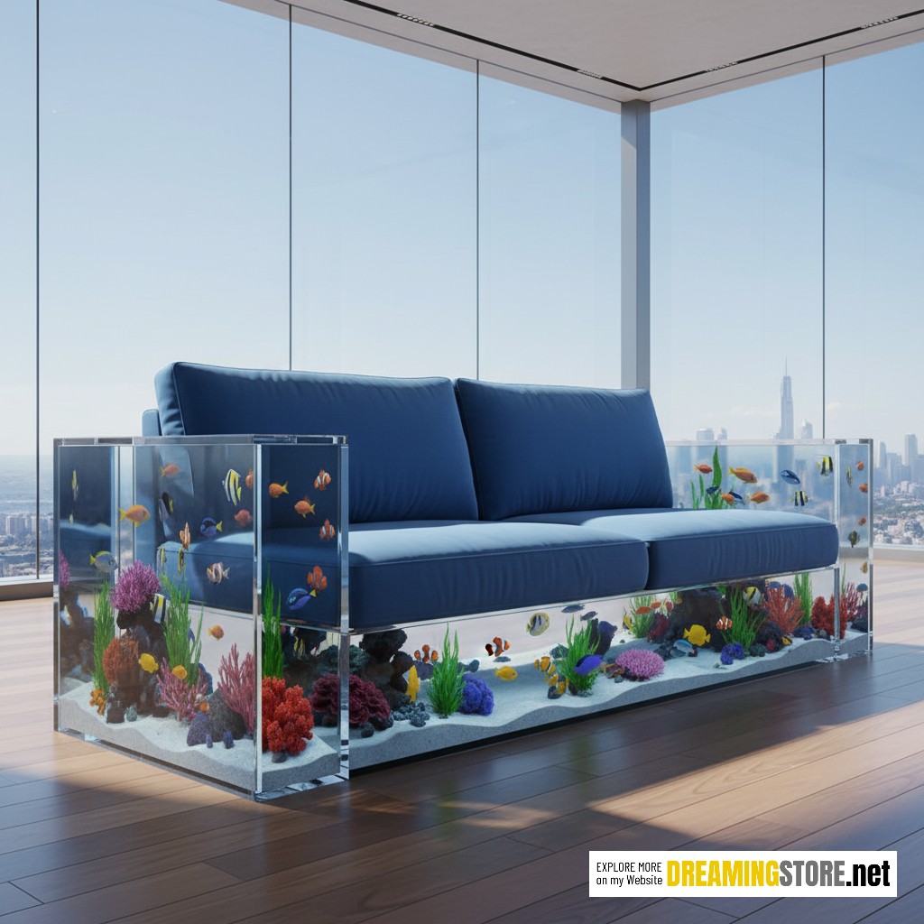 aquarium sofa
