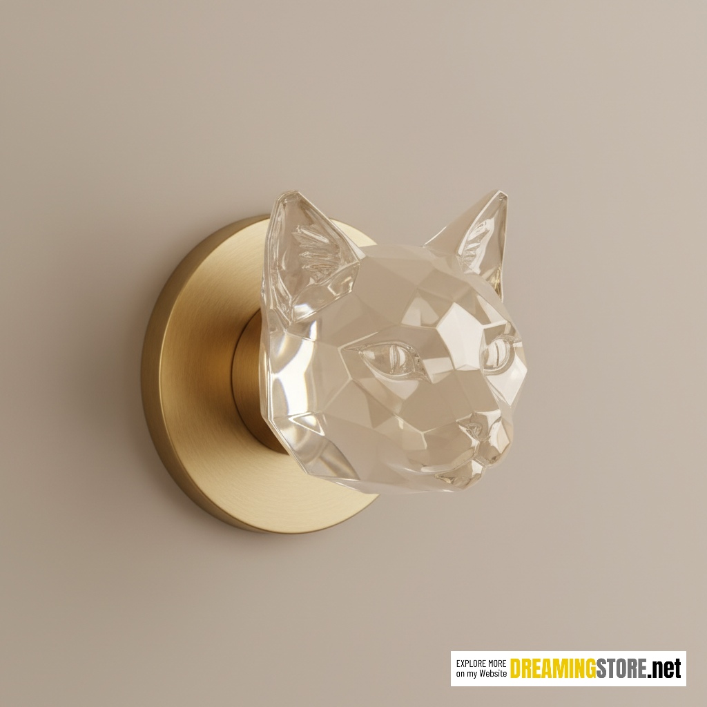 Cat Shaped Doorknob