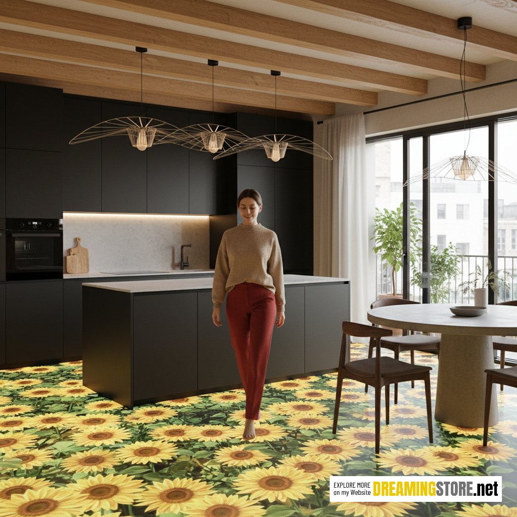 Digital Screen Kitchen Floors