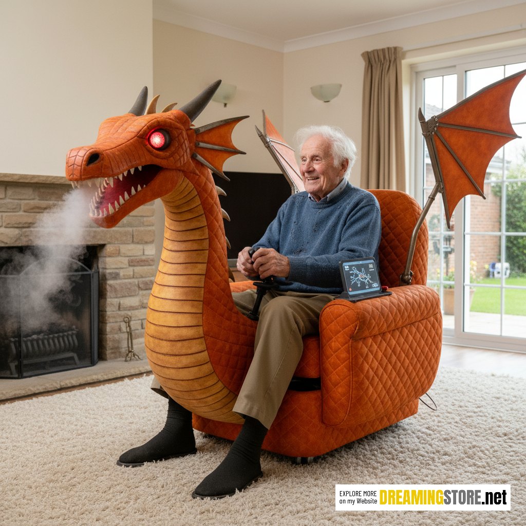 motorized dragon recliner
