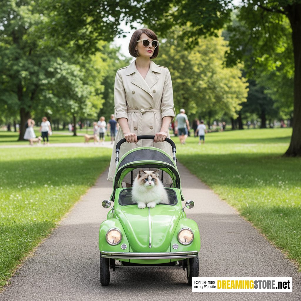 Volkswagen beetle pet strollers