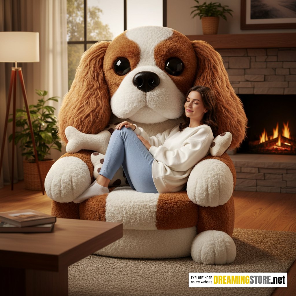 dog-shaped recliner