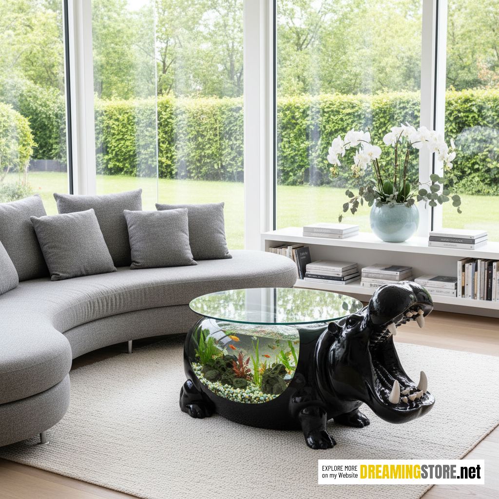 Hippo Shaped Coffee Tables