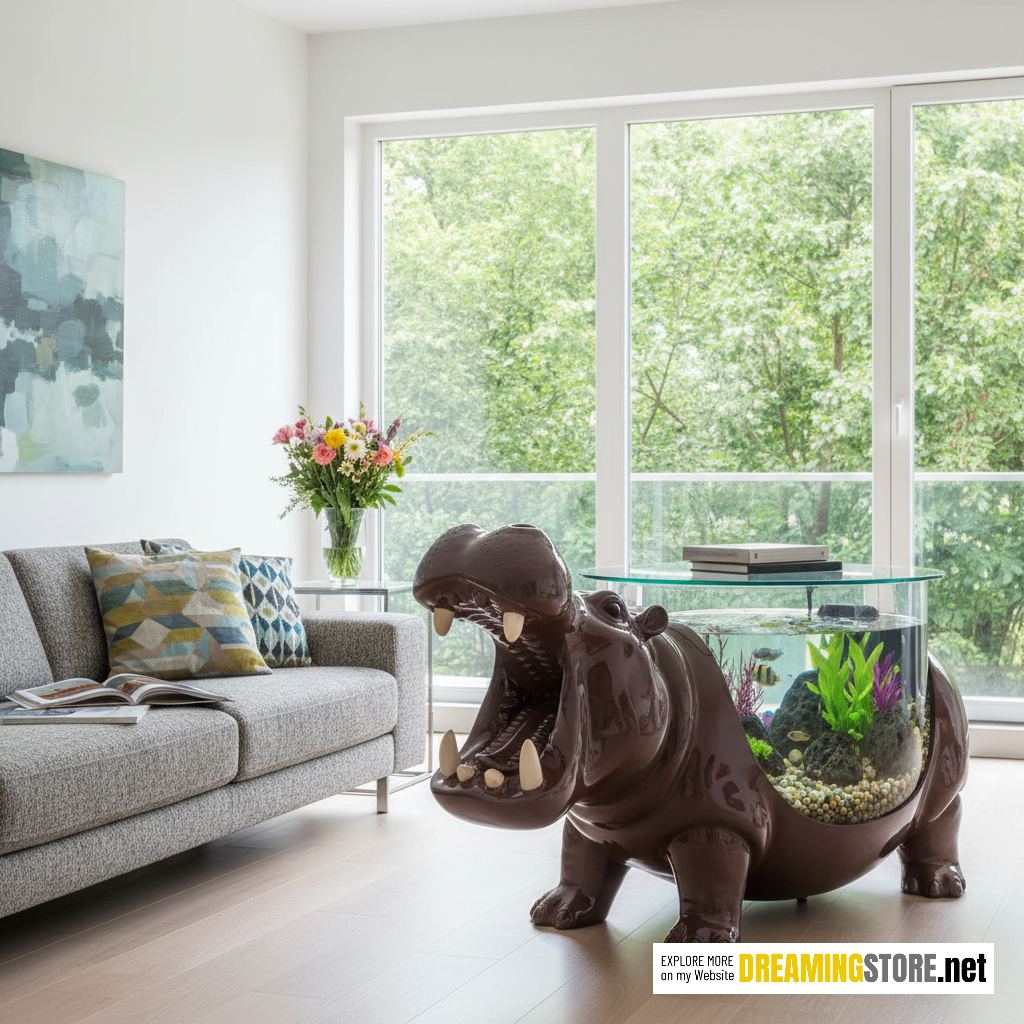Hippo Aquarium Coffee Table
