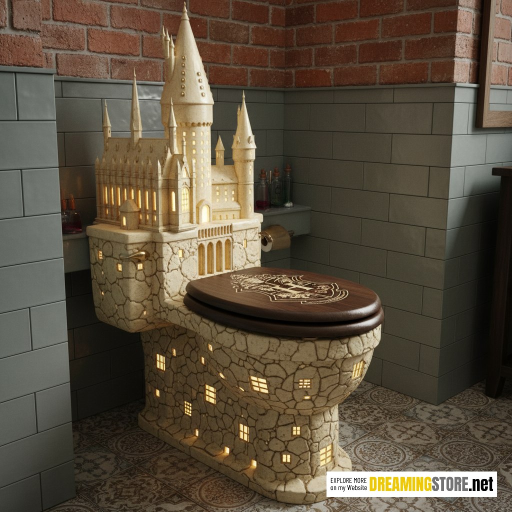 Hogwarts Castle Toilet