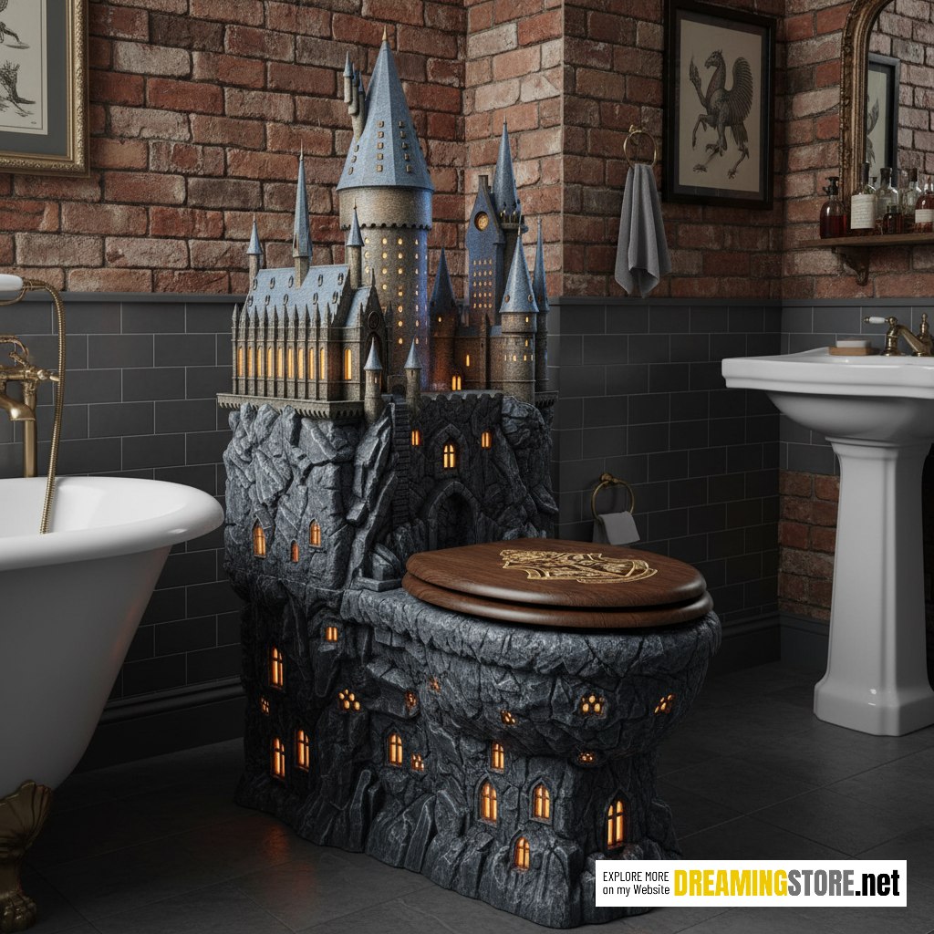 Hogwarts Castle Toilet