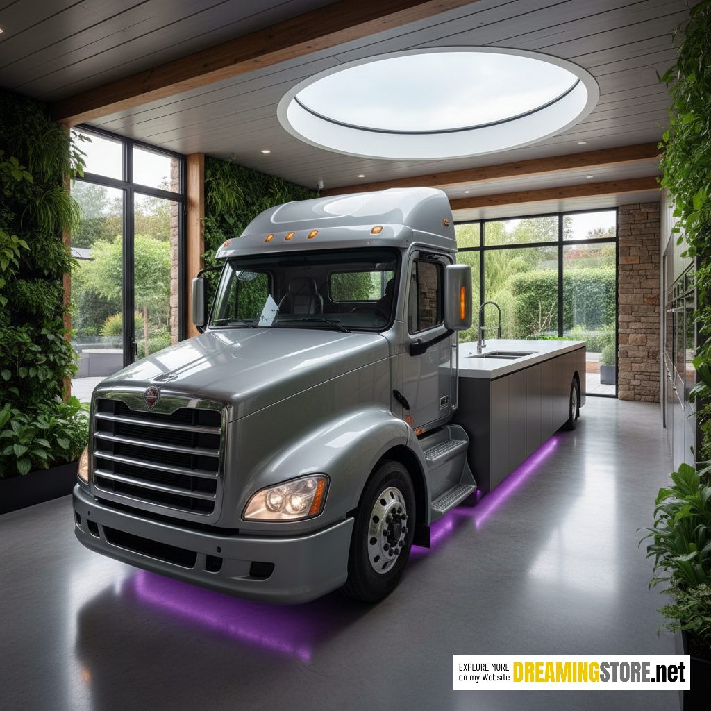 Semi-Truck Kitchen Island