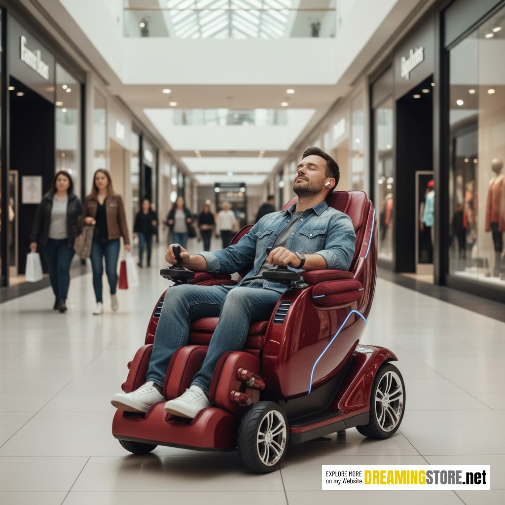 Massage chair mobility scooter