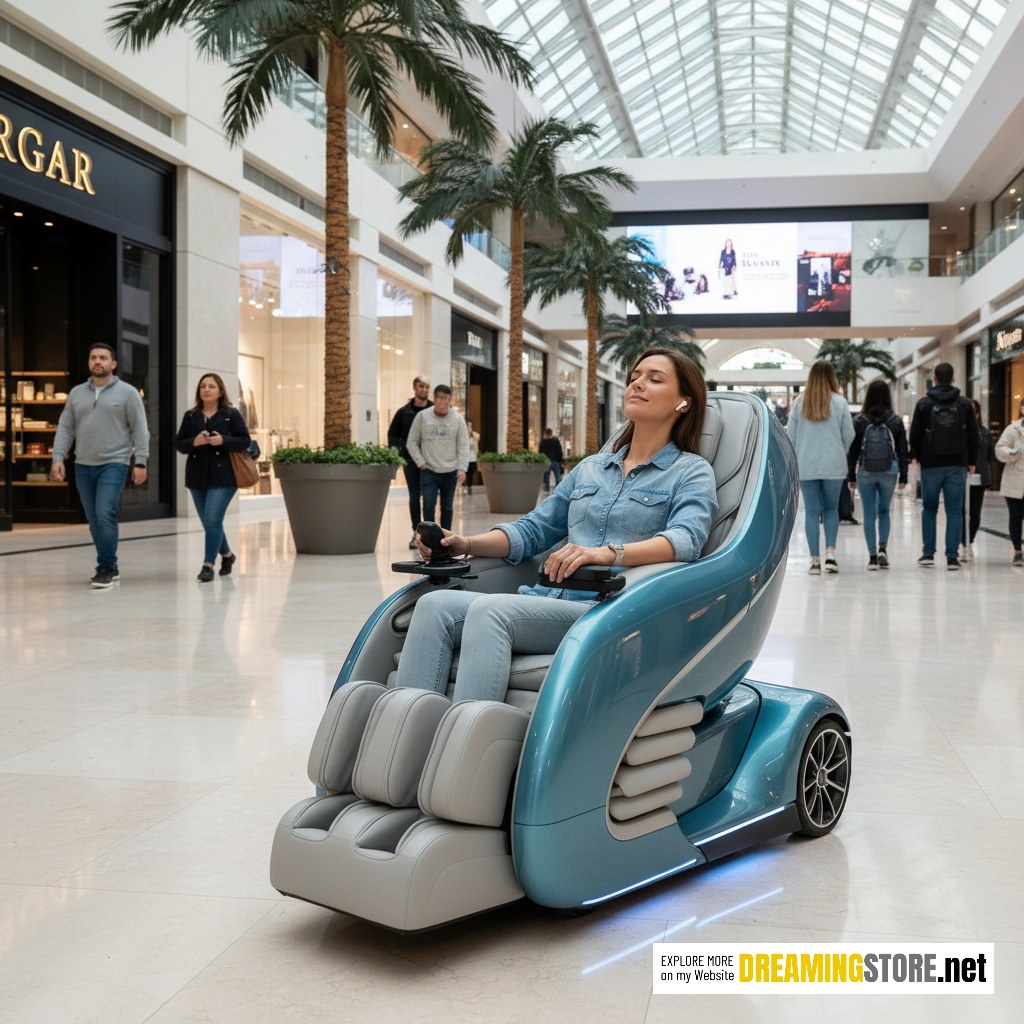 Massage chair mobility scooter
