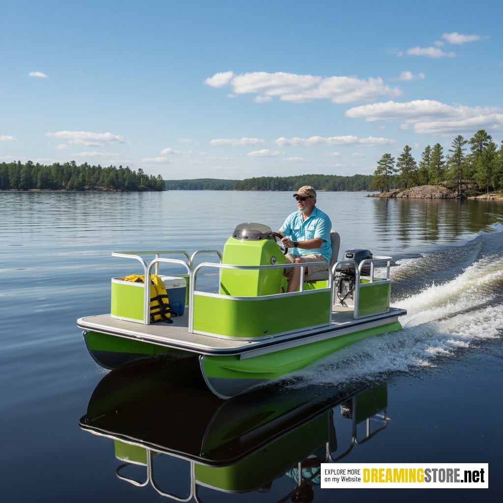 One Person Pontoon Boat