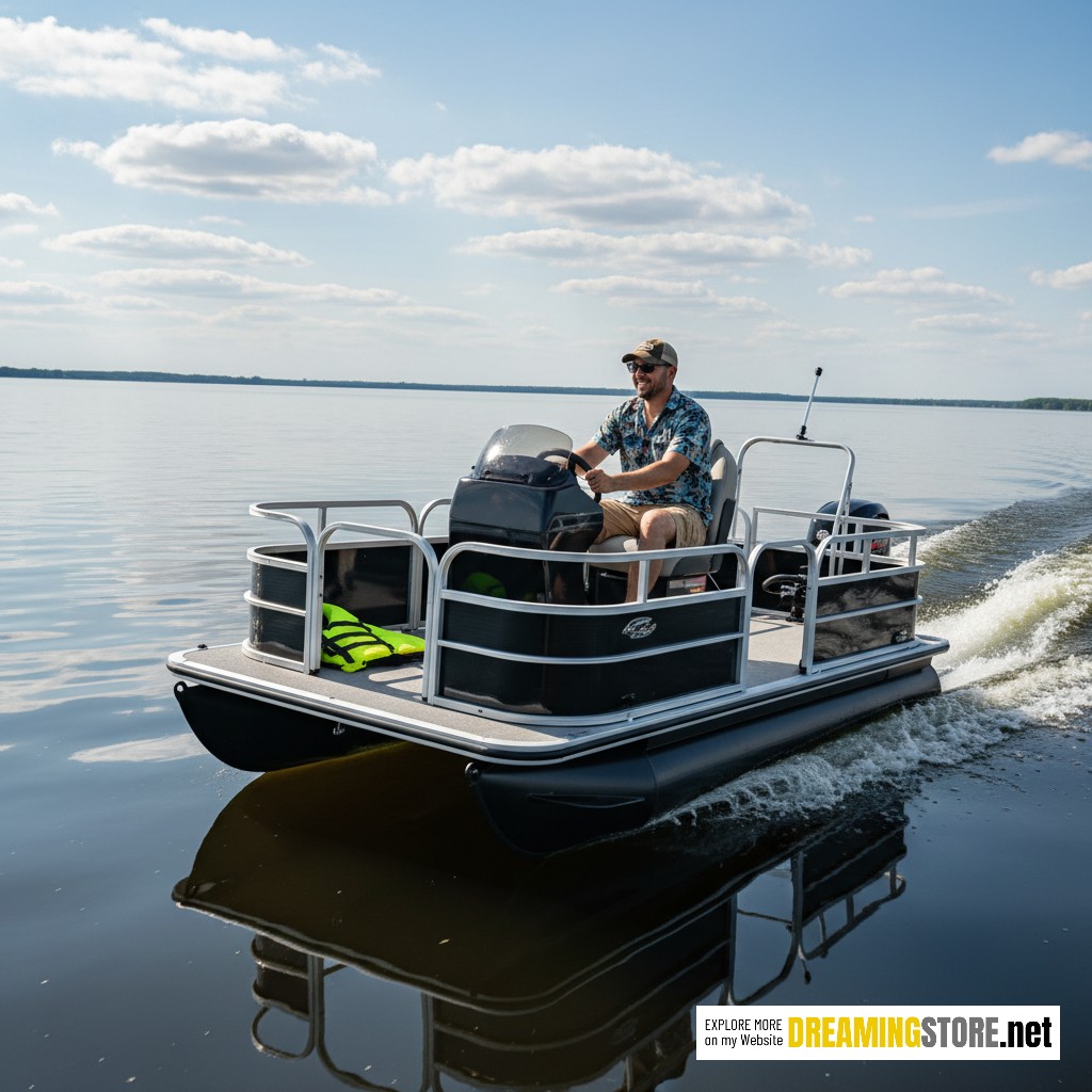 One Person Pontoon Boat