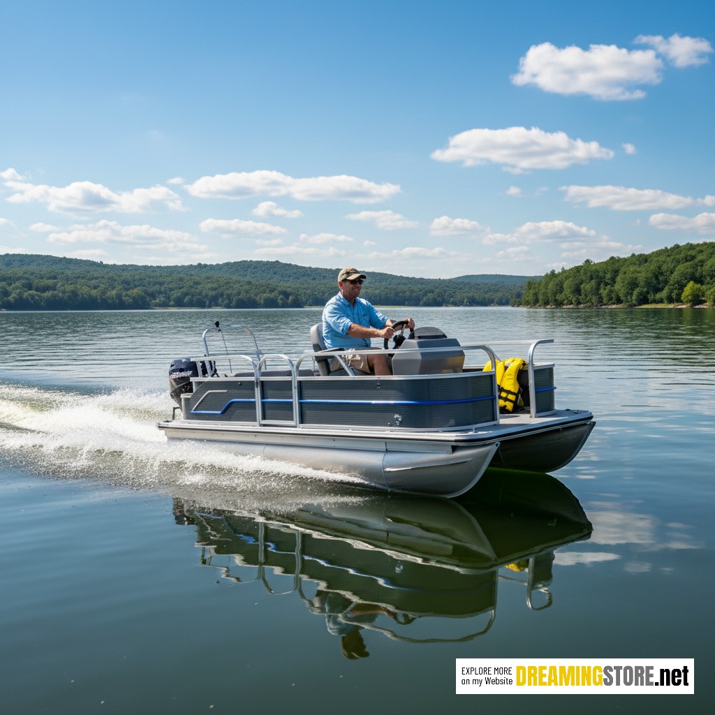 Personal pontoon boats