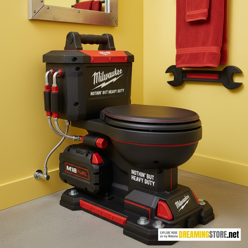 Power Tool Garage Toilet