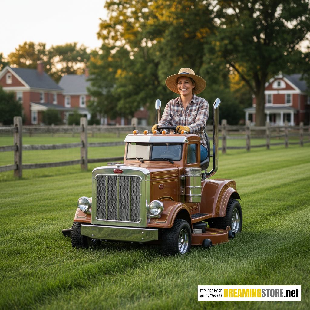 semi-truck lawn mowers