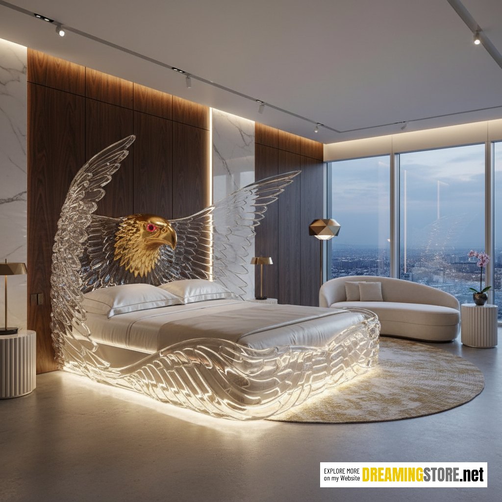 eagle-shaped bed