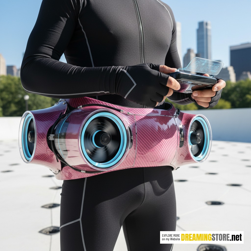 waist-mounted drones