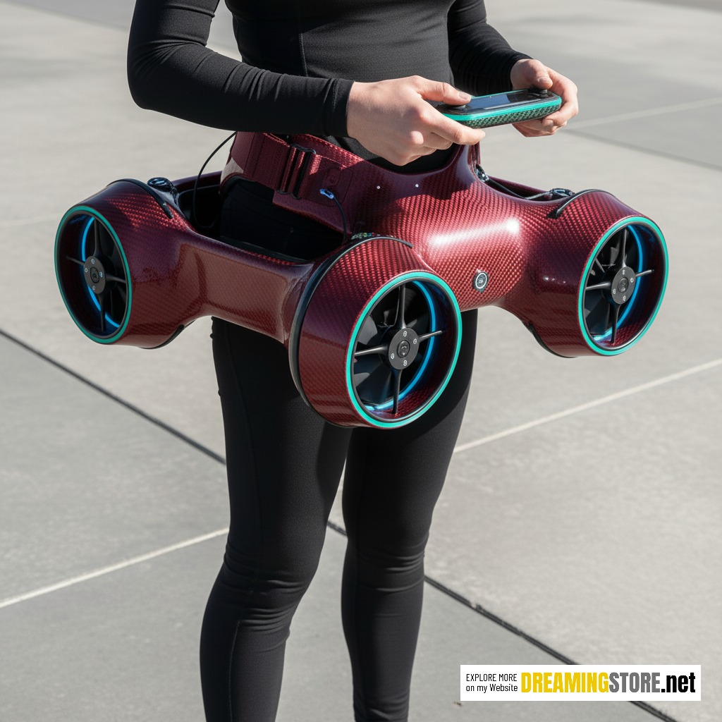 waist-mounted drones
