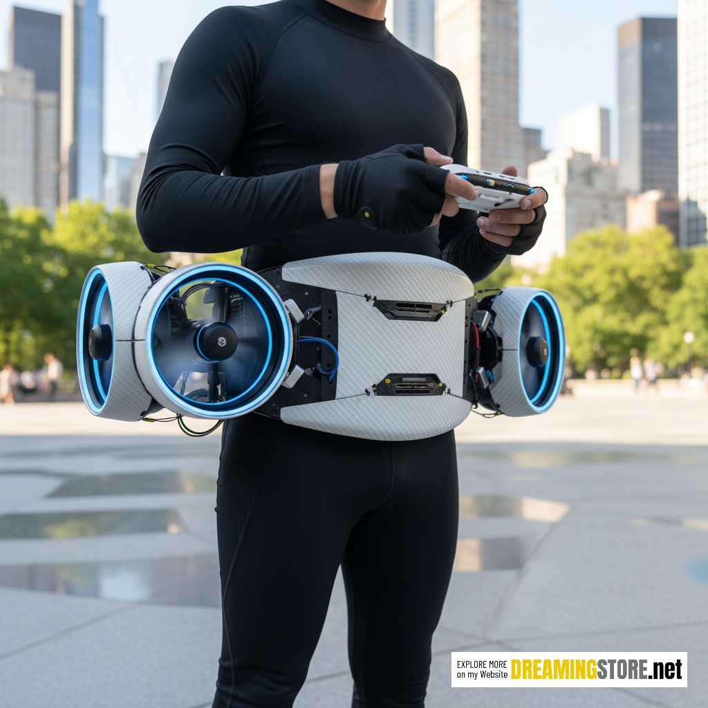 waist mounted drone