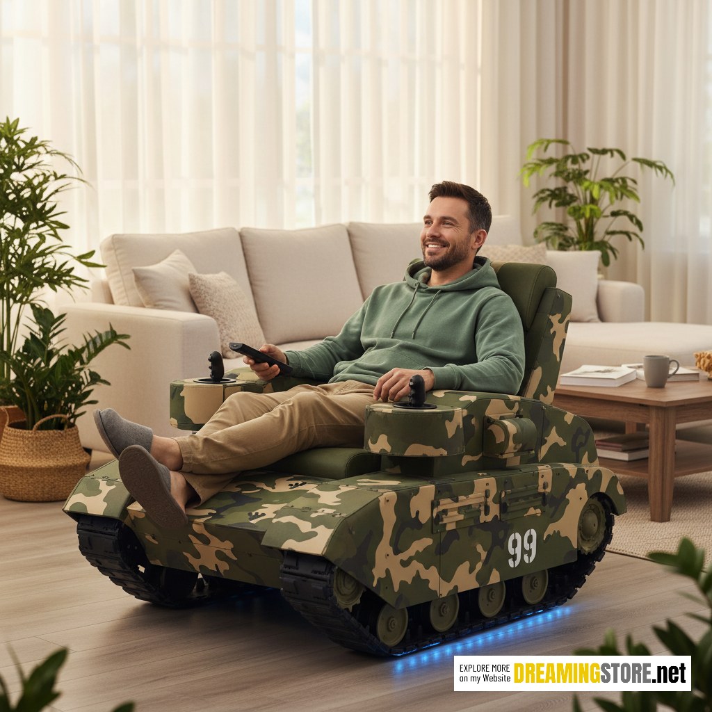 Tank-shaped recliners