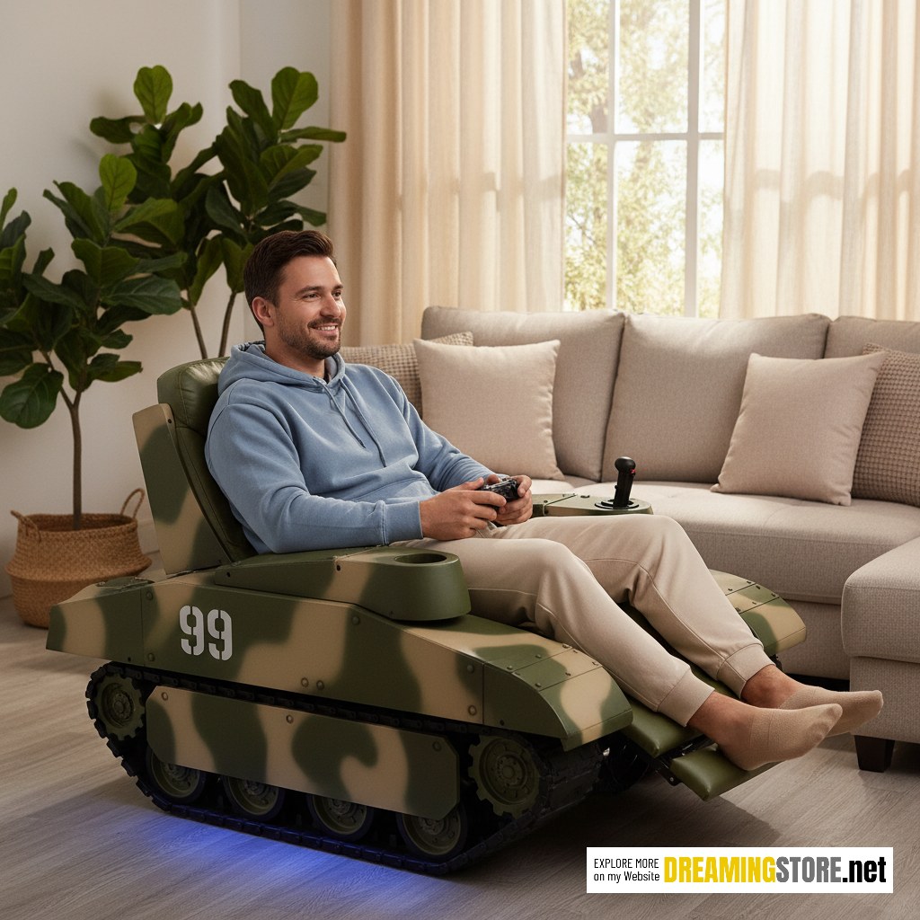 Tank-shaped recliners