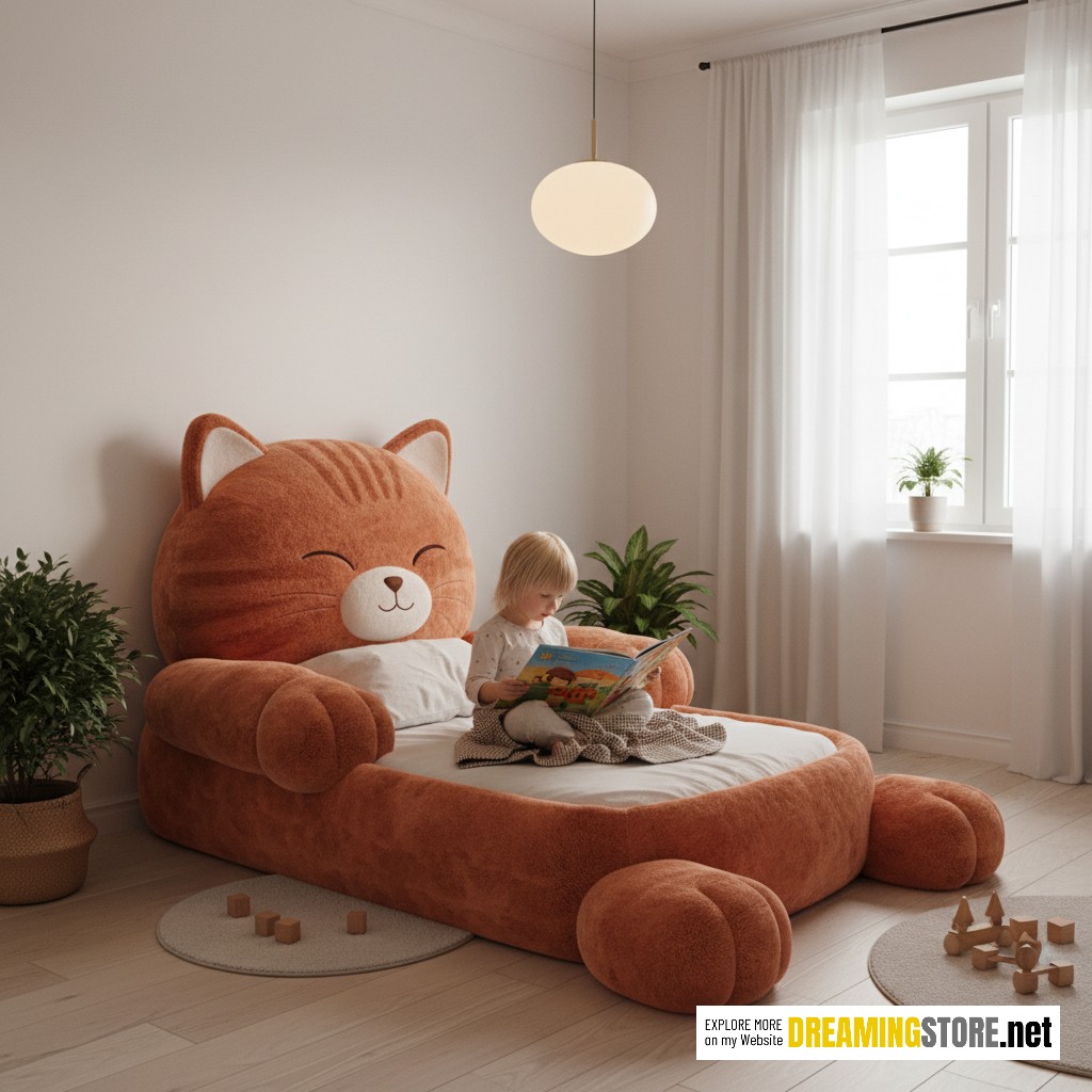 Giant Cat Shaped Bed