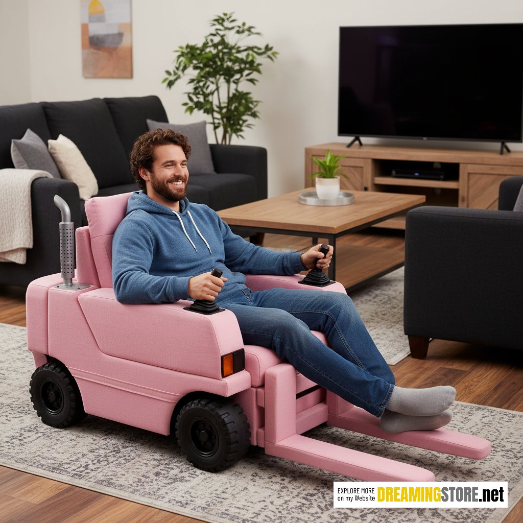 forklift-shaped recliners