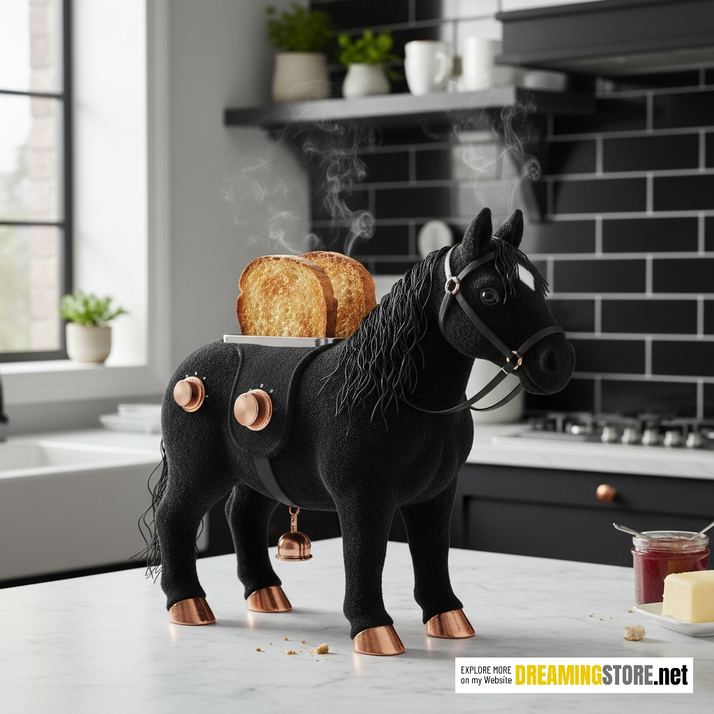 Horse-shaped toaster