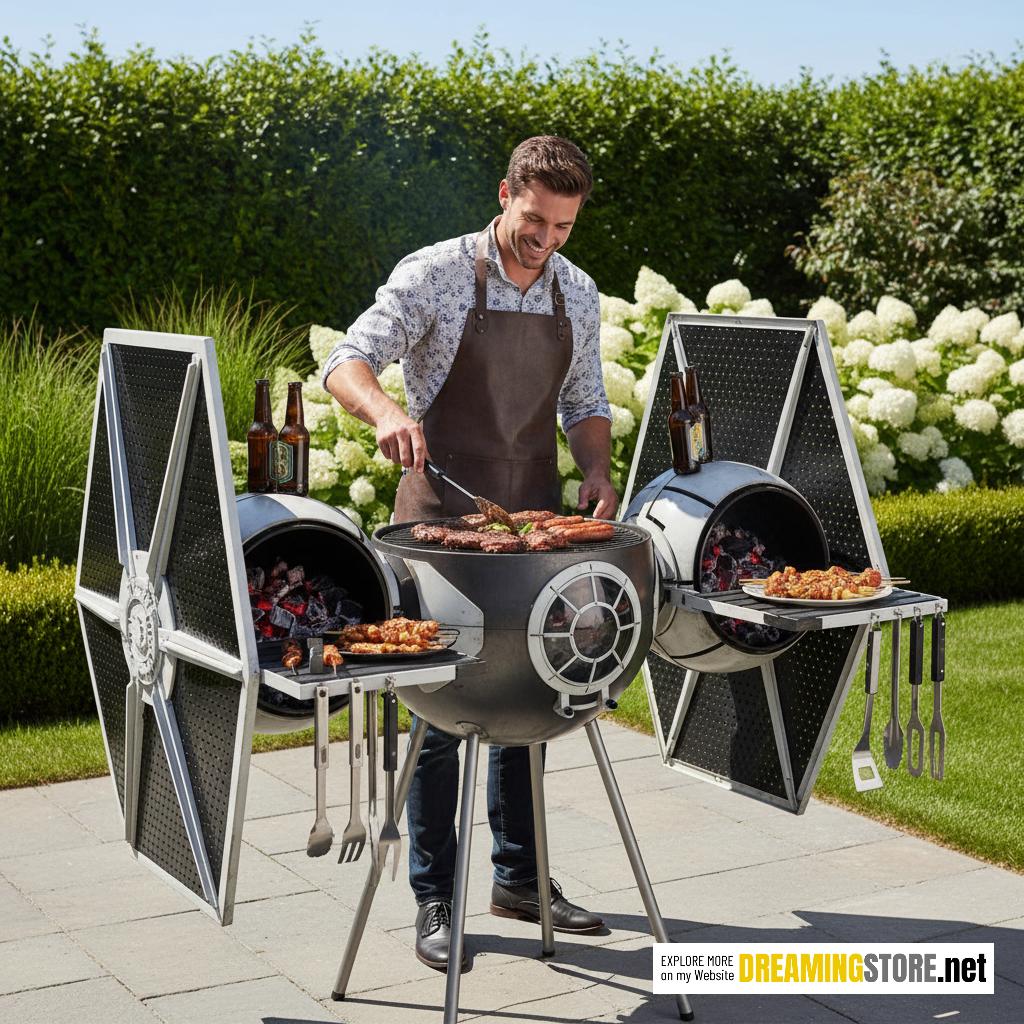 Tie Bomber BBQ Grill