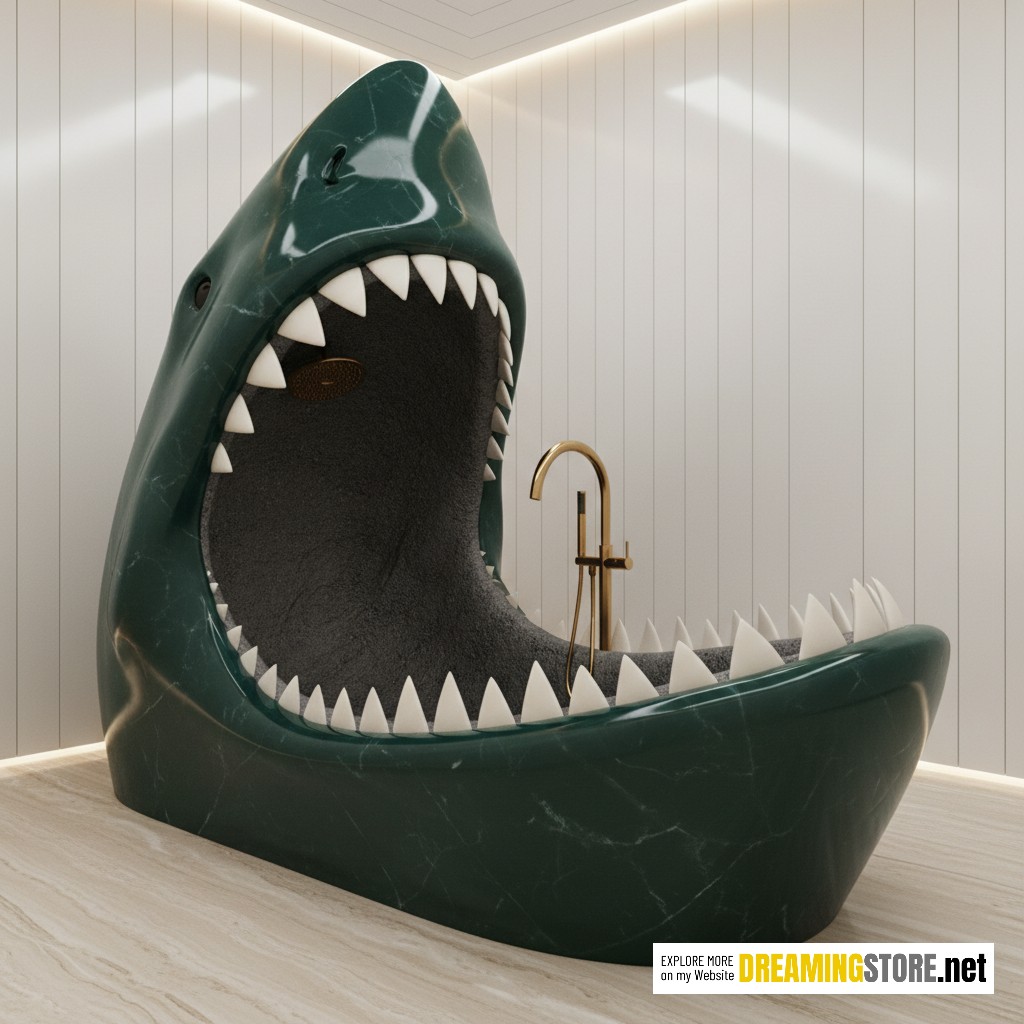 shark mouth bathtub