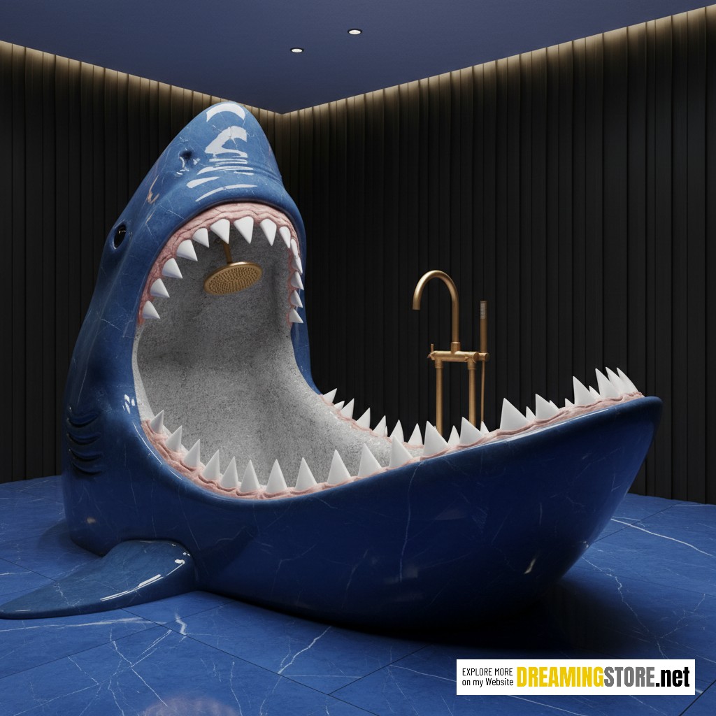 shark mouth bathtub