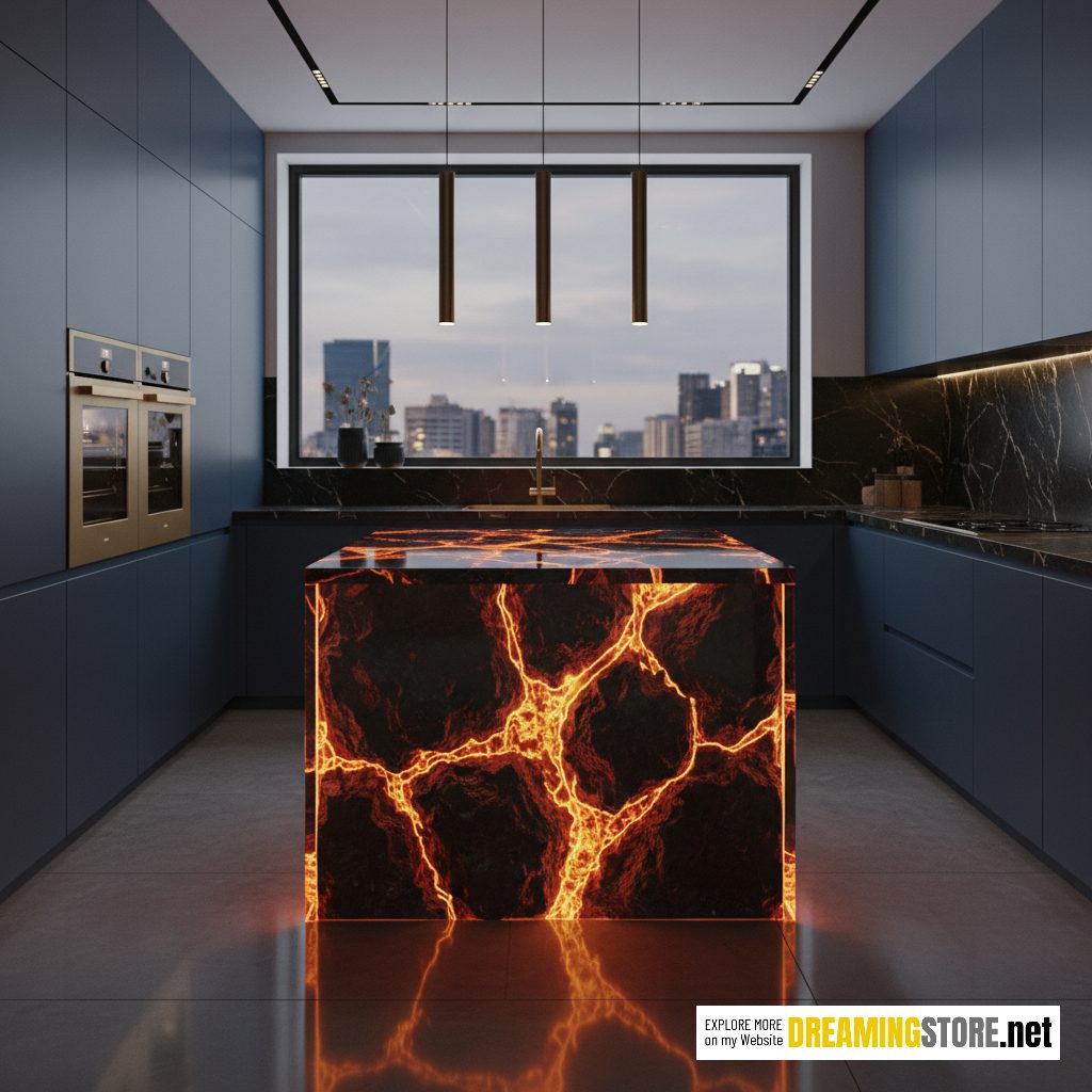 Lava Kitchen Island