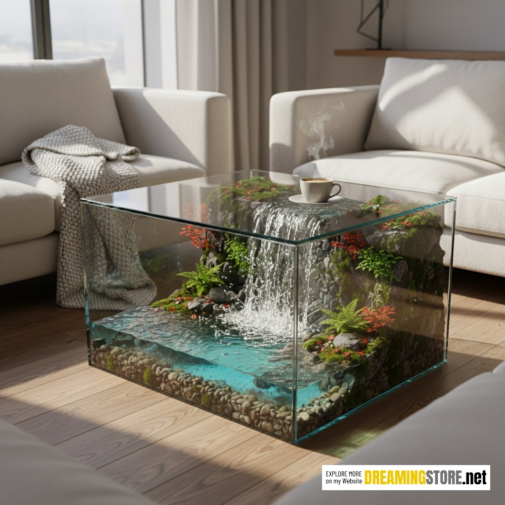 Waterfall coffee tables